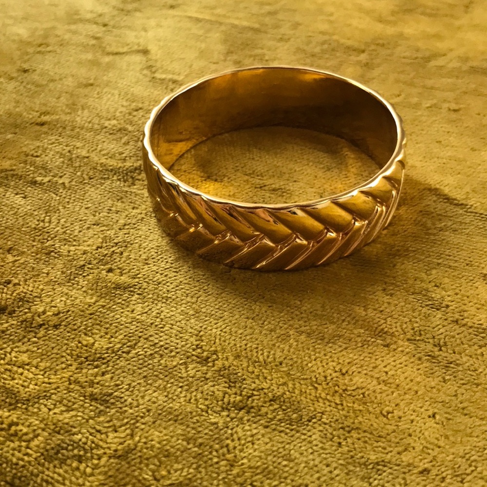 JCrew Gold Leaf Bangle